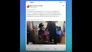 🚔Policía desmantela una banda liderada por una mujer en silla de ruedas