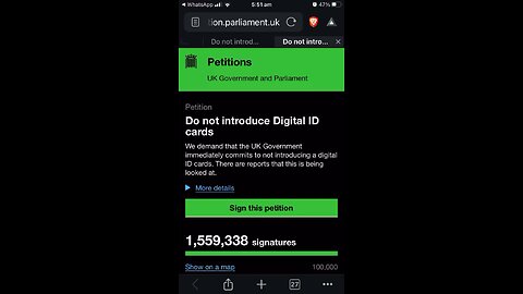 Petition for no to digital iD 