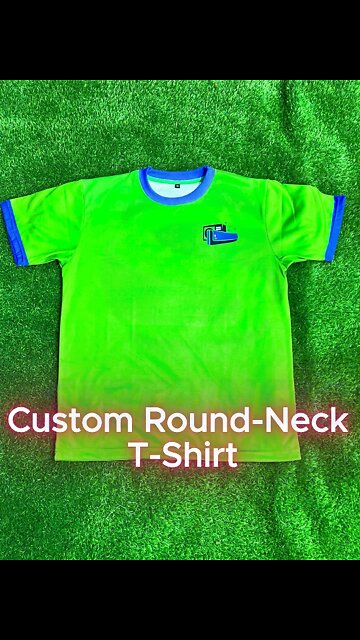 High-Quality Custom Tee with Dual-Tone Finish