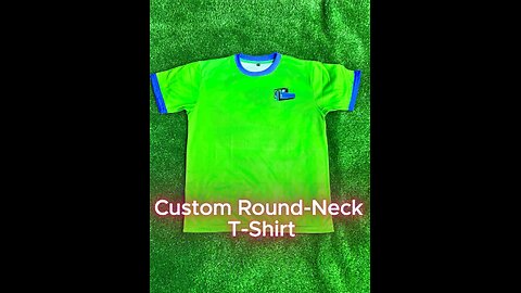 High-Quality Custom Tee with Dual-Tone Finish