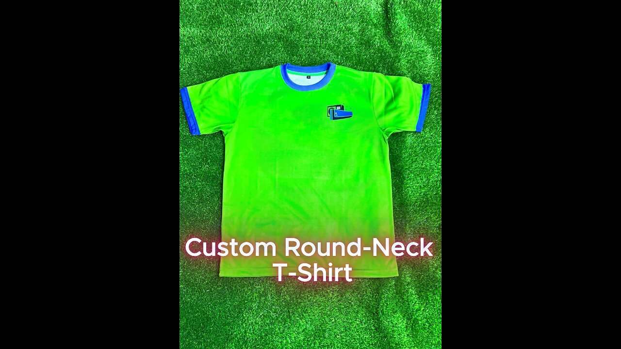 High-Quality Custom Tee with Dual-Tone Finish