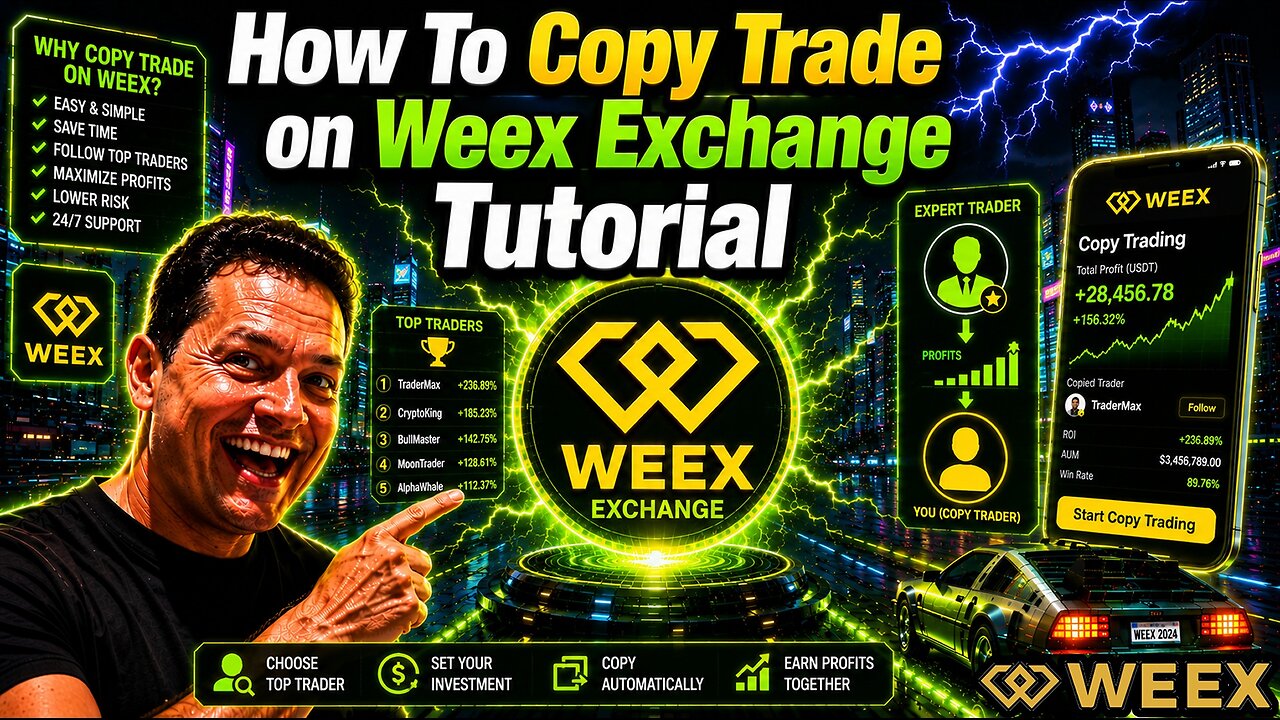Weex Exchange Crypto Tutorial How To Copy Trade for Beginners