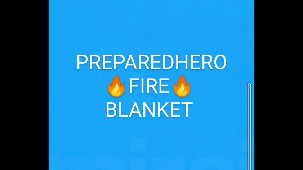 PREPAREDHERO FIRE BLANKET