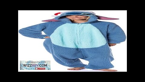 Disney Lilo & Stitch Kigurumi Unisex Christmas Santa Hat Men's Sherpa Costume Review