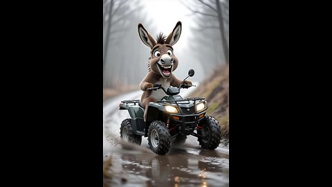 donkey flexing 😃😎