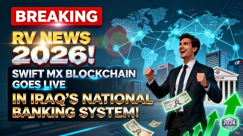 RV News 2026! SWIFT MX Blockchain Goes Live in Iraq’s National Banking System! 🔍🏦 💥 Iraqi dinar News