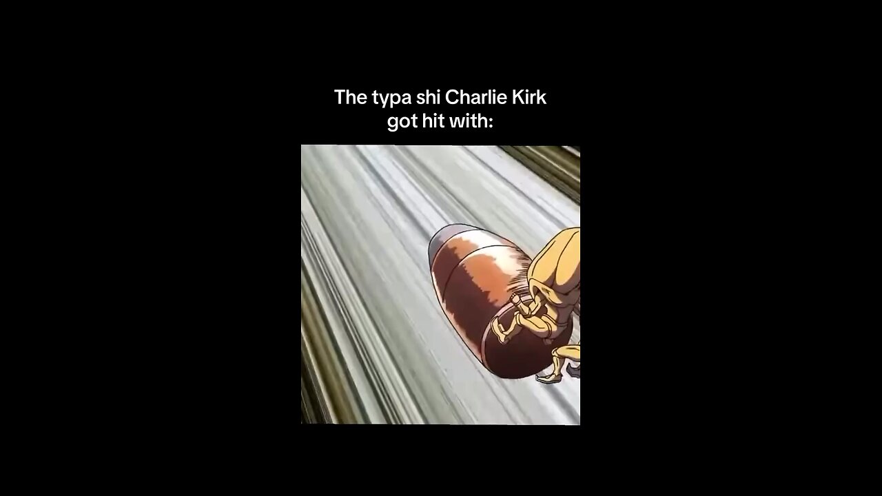 The typa shi Charlie Kirk got hit with: