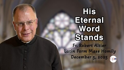 His Eternal Word Stands While Worlds Collapse