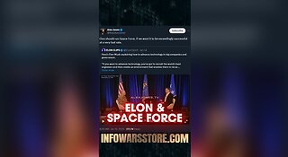 Elon Musk Should Run Trump's Space Force - Alex Jones on X