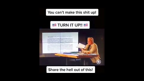 YOU CANT MAKE THIS SHYTE UP