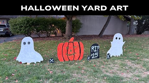 Easy Project for Haloween Yard Art