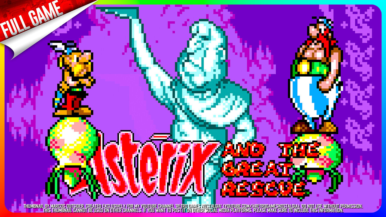 Asterix and the Great Rescue (Master System - EU/NTSC) Longplay