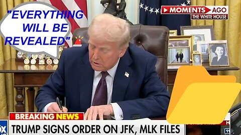 📂"EVERYTHING WILL BE REVEALED"🚨Trump has officially declassified assassination files 4MLK JFK RFK 📂