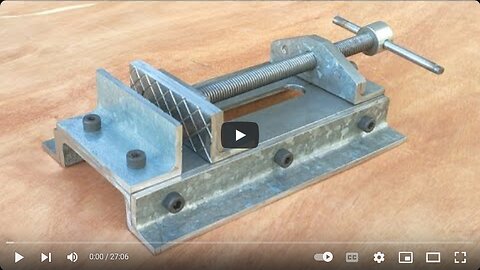 Few people know how to make a simple DIY metal drill vise