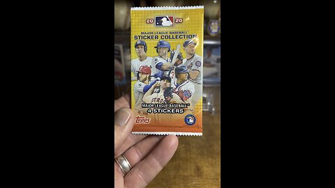2020 #Topps #baseballcards #packopening modern #junkwax MLB Stickers