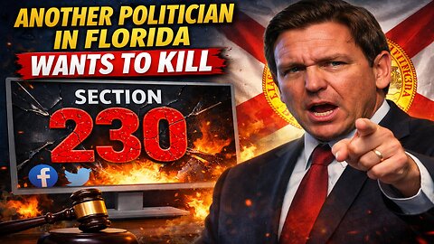 Another Politician Wants to Kill Section 230