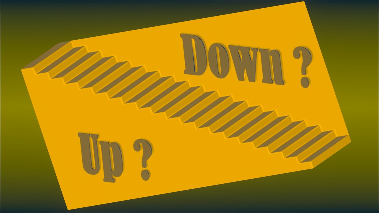 Making optical illusions in Blender N°10: Schröder's Stairs