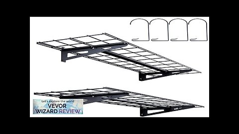 VEVOR Garage Storage Shelving 2 Pack 4 x 1 ft Heavy Duty Review