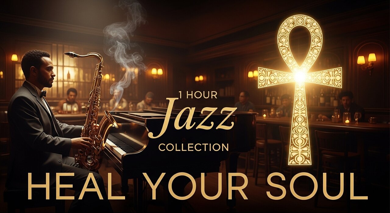 1 Hour of Smooth 1940s Jazz Saxophone & Piano | Relaxing Bar Music for Study, Work & Sleep