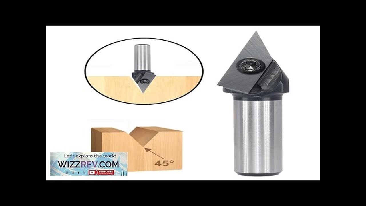 1/2 Inch 1/4 Inch 6mm 12mm Shank 45 Degree V-Groove Carbide Insert Review