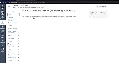 Word 2G Project: Letter & Resume Creation | Grader Project | MyLab IT Assignment