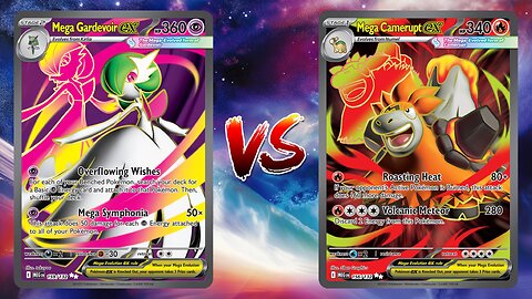 Pokemon TCG Live Mega Gardevoir EX N's Zoroark EX VS Mega Camerupt EX Volcarona!!