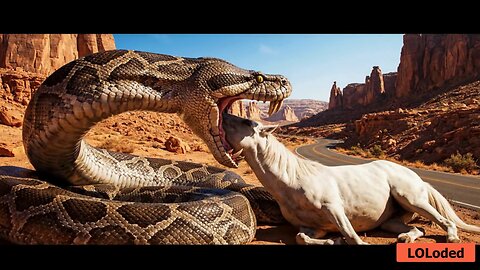 Epic Heroes Rescue Stunning White Horse from Deadly Giant Serpent Attack! 🐴🐍💥 #AnimalRescueAI