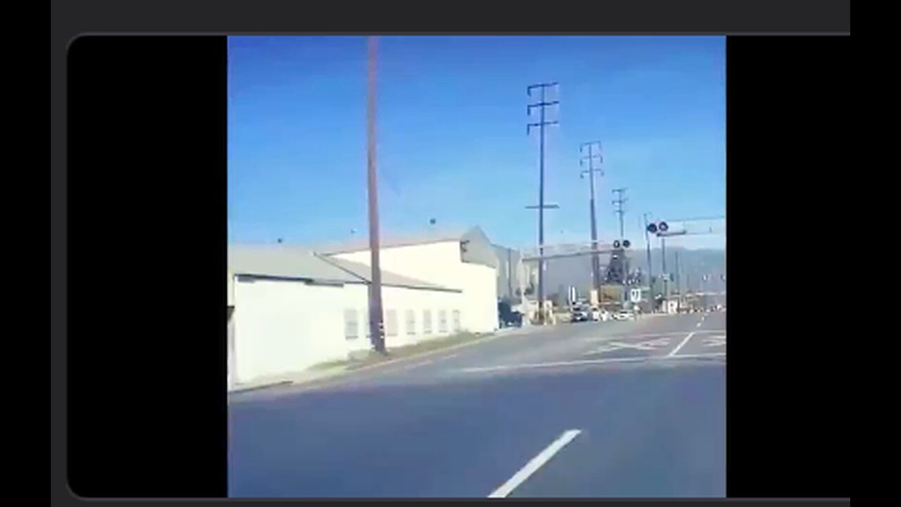 I wonder if the driver of the car got to hit send before the train hit him and sent him flying? 😳🚒