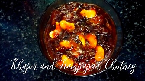 HOW TO MAKE KHAJUR AND AAM PAPAD KI CHUTNEY | DATES AND AAM PAPAD KI CHUTNEY RECIPE | FOOD COURT