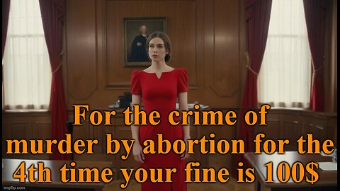 Pro Life Idea Abortion Fines Not Jail Time