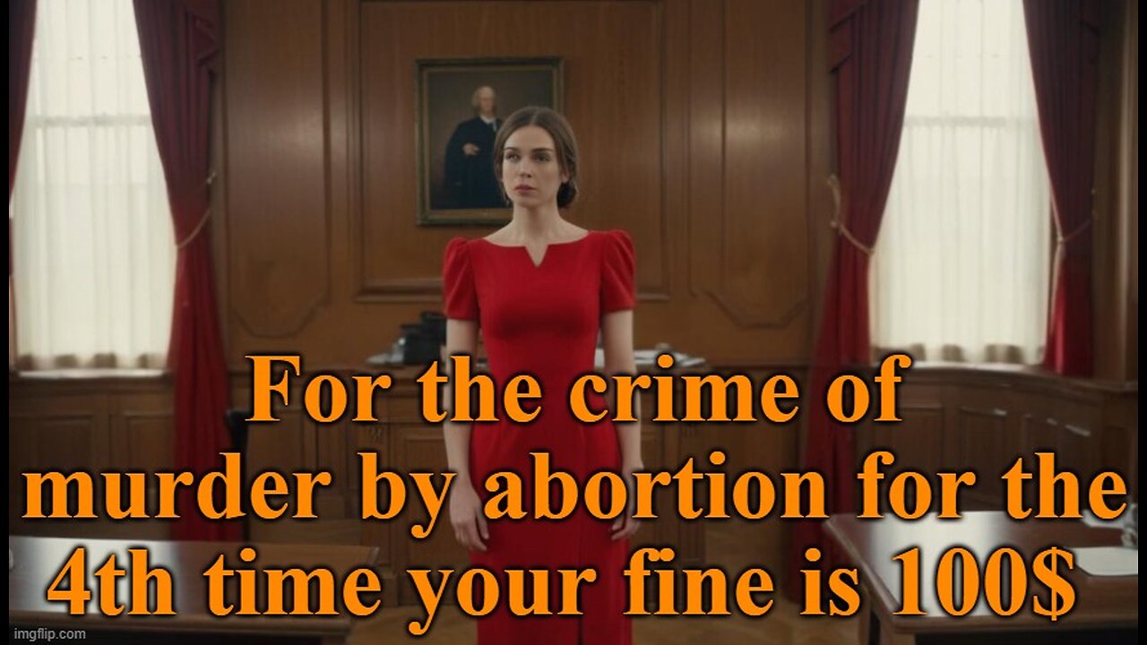 Pro Life Idea Abortion Fines Not Jail Time