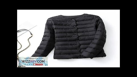 2024 New Spring Winter Women Liner Warm Down Jackets Ultralight Collarless Portable Review