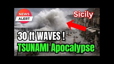 UNTHINKABLE Disaster hit Sicily and Mediterranean ! Italians running for their Lives ! HIGHEST ALERT