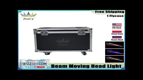 0 Tax 1Pcs Flight Case For LED Moving Head Light 200W Beam Review