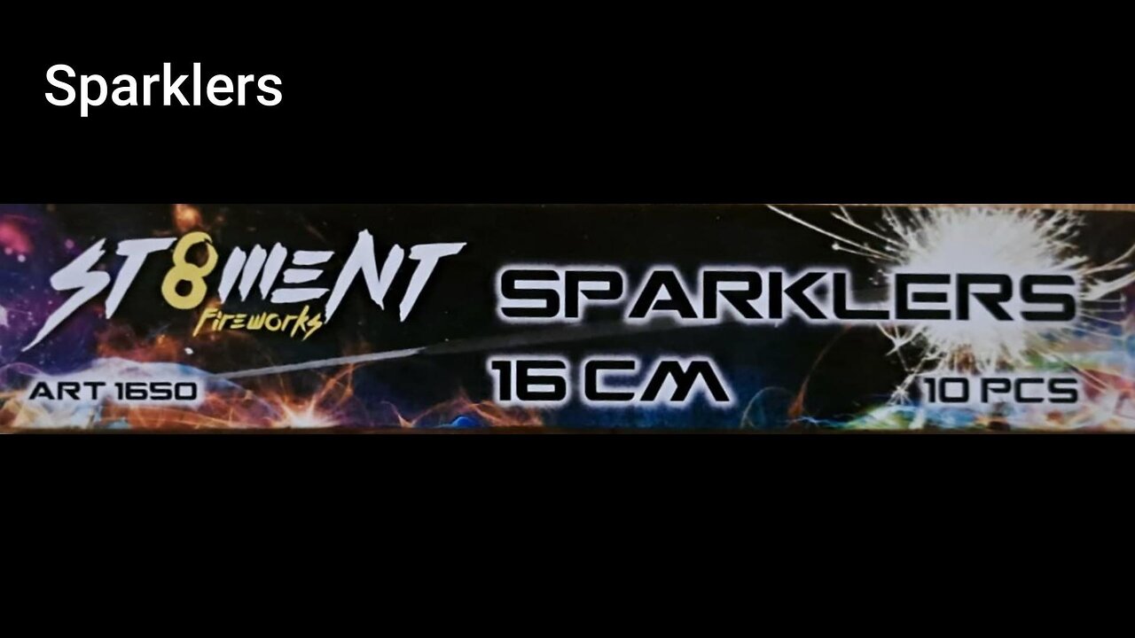 St8ment - Sparklers - Cat 1 Vuurwerk