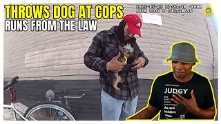 Suspect's Desperate DOG Toss: Flees Cops, Holds Woman HOSTAGE | Yorkie Safe!
