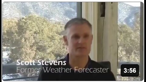 Scott Stevens, Weather Forecaster and Meteorologist, now warns the world about geoeningeering and weather modification!