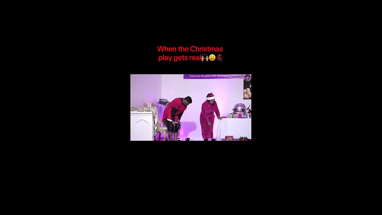 When the Christmas play gets serious π§πΌβππ«΅π½ππΎππΎππΎππ½ praise break
