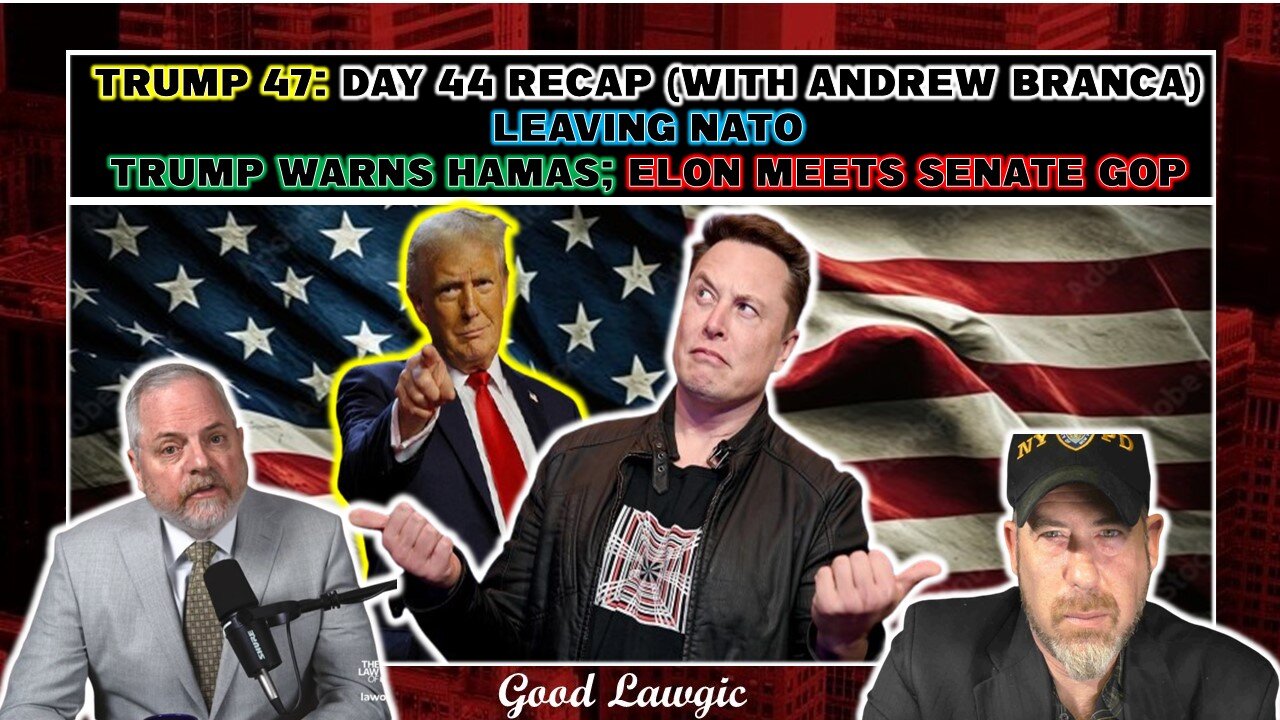 The Following Program (W/ Andrew Branca): Day 44 Recap; Leaving NATO ...