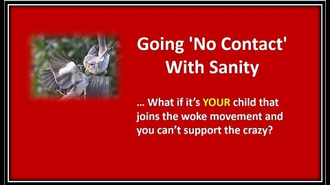 Going No Contact With Sanity