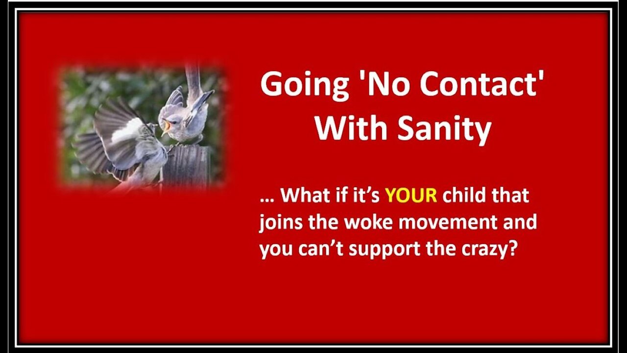 Going No Contact With Sanity
