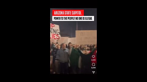 Irony at Arizona’s Capitol: “Viva México” Chants During Deportation Protests