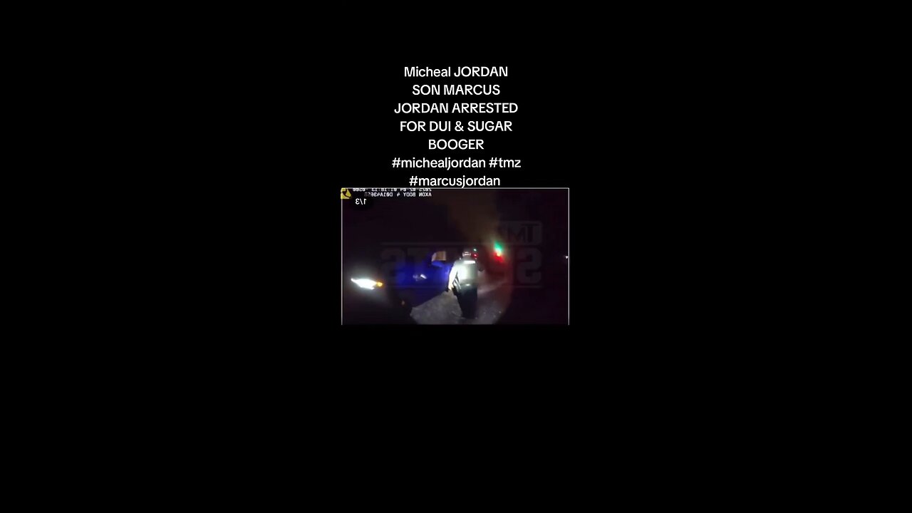 MICHEAL JORDAN SON ARRESTED FOR BOOGER SUGAR & DUI DRIVING
