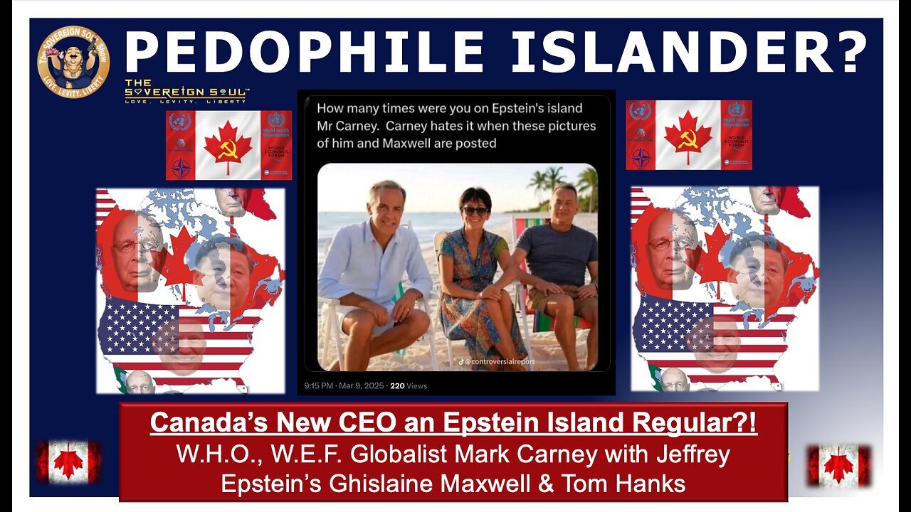 PEDOPHILE ISLANDER? Is Cabal Canada’s New CEO, WEF'r Mark Carney a visitor to Jeffrey Epstein Island