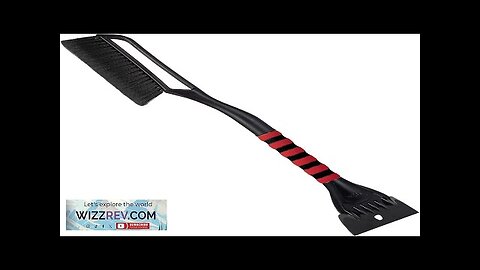 FOVAL 27" Ice Scraper Snow Brush Wider Snow Scraper(4.73" Width) Snow Removal Review