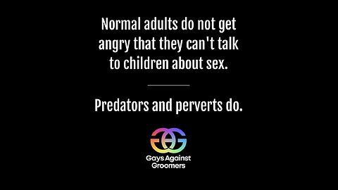 Gays against groomers