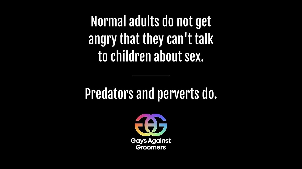Gays against groomers