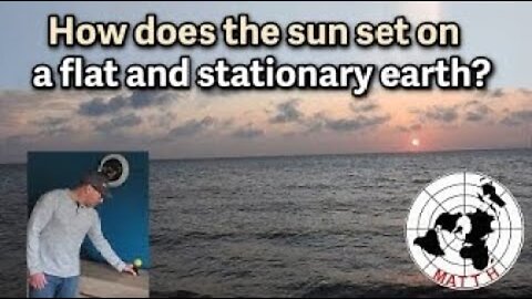 How can the sun set and rise on a flat stationary Earth Here's how!