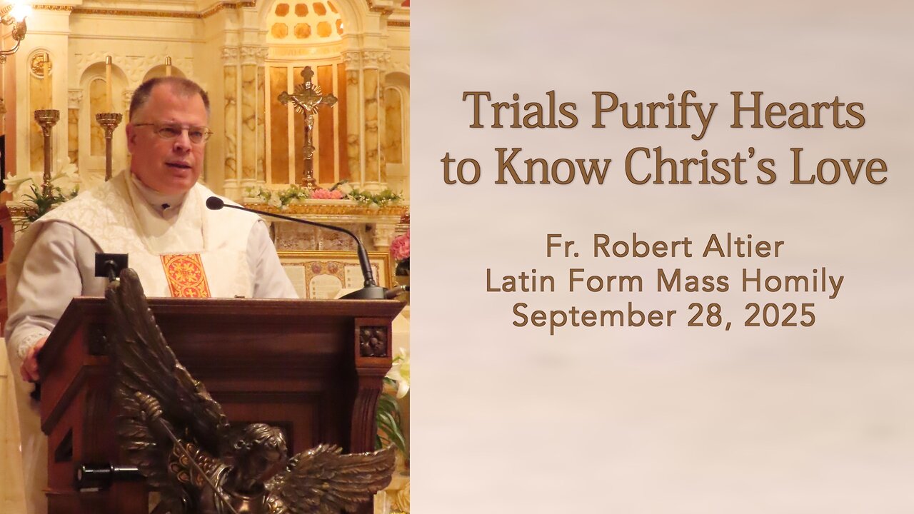 Trials Purify Hearts to Know Christ's Love