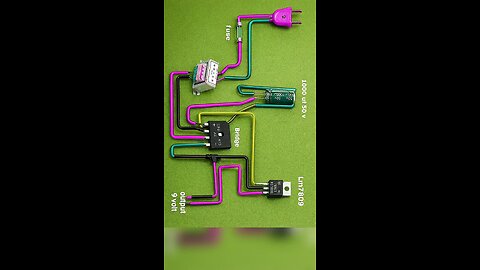 How to Make 9V Regulated Power Supply Using LM7809 | D#VoltageRegulator #ElectronicsDIY